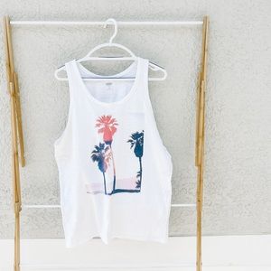Old Navy Summer Tank Top White Size L